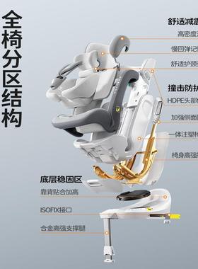 儿童安全安座椅新生婴儿0-12岁宝可坐可躺ISIE汽车Z全坐椅宝G4G41