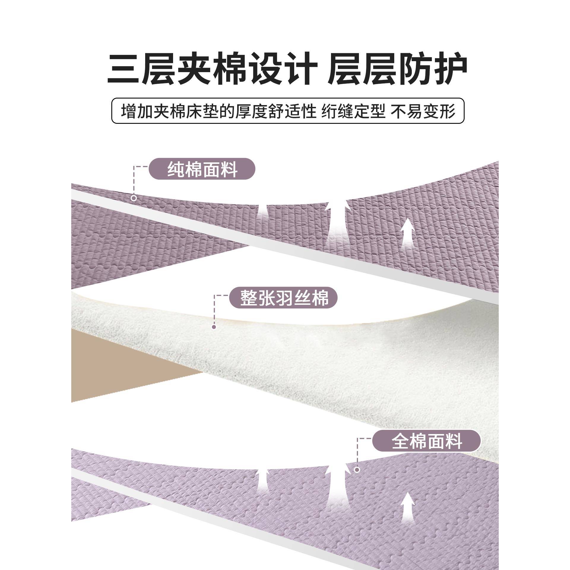 学生宿舍夹双面全用棉床盖单件纯棉棉床单人寝室单专床垫被SX2025