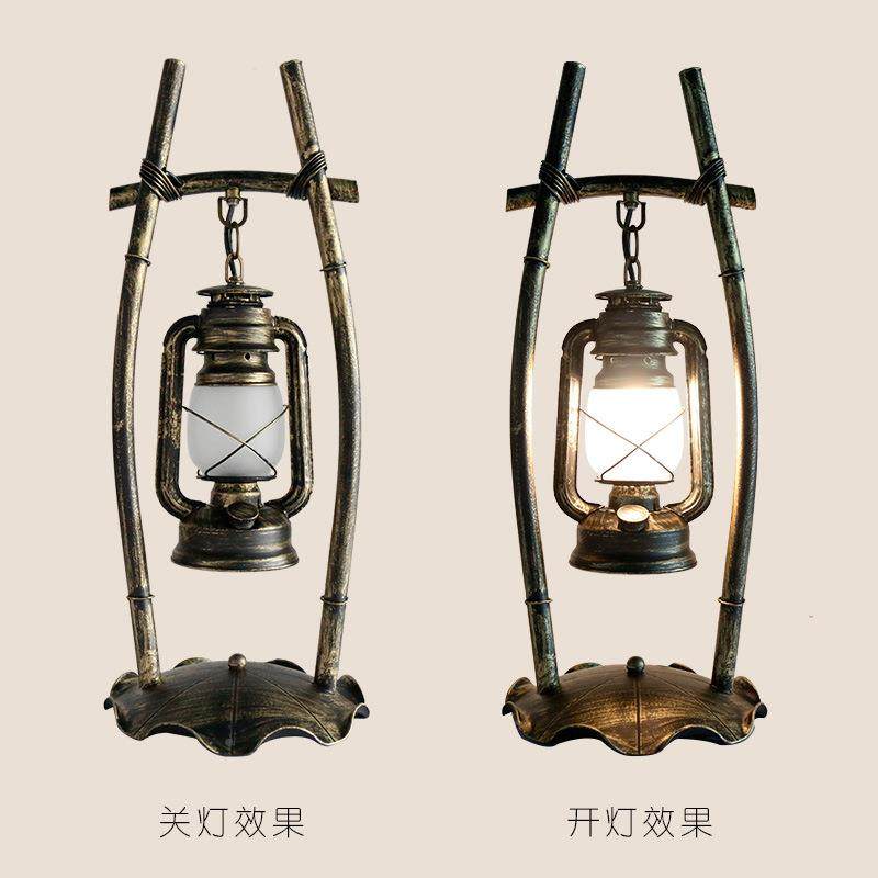 复古式台灯个性LIS卧灯室书老古房吧台铁艺煤油灯创意中式仿马台,鲜花速递/花卉仿真/绿植园艺,其它园艺用品,淘宝优惠券,粉丝福利购,淘宝优惠卷