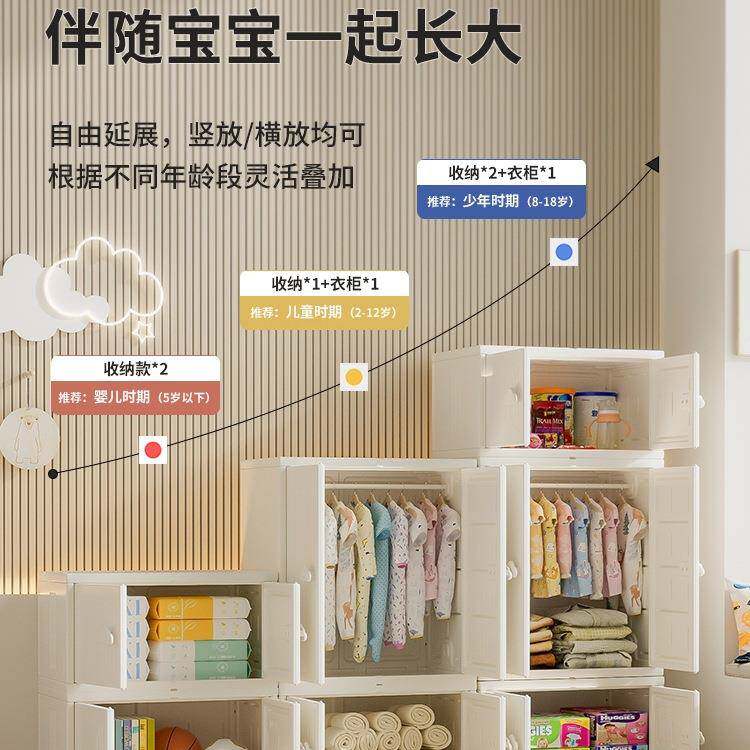 喂养柜台宝宝衣柜童玩具纳大容量置物985架儿储物柜婴收儿组合柜