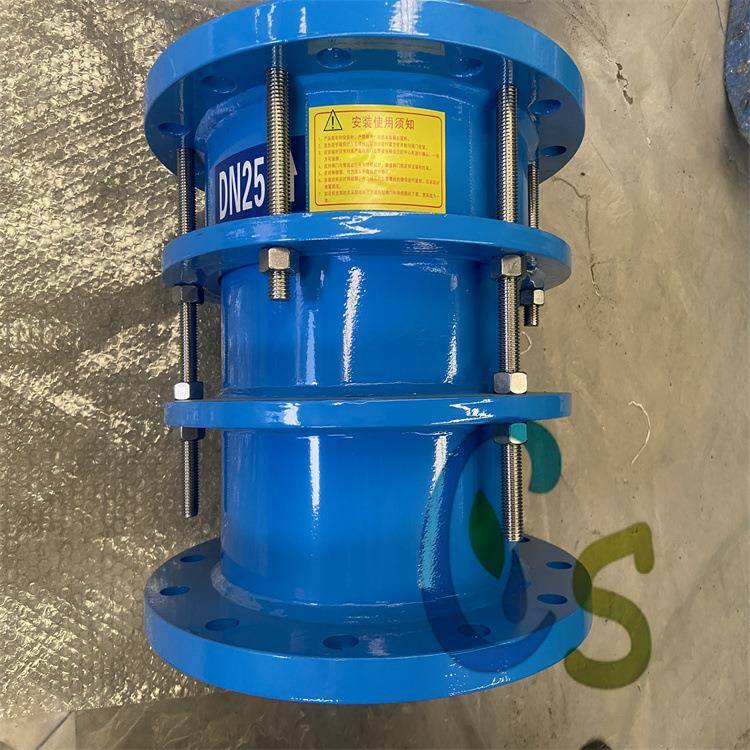 双522法兰限位伸缩器焊管接路补偿缩接头锈热力b2f不钢限位伸节