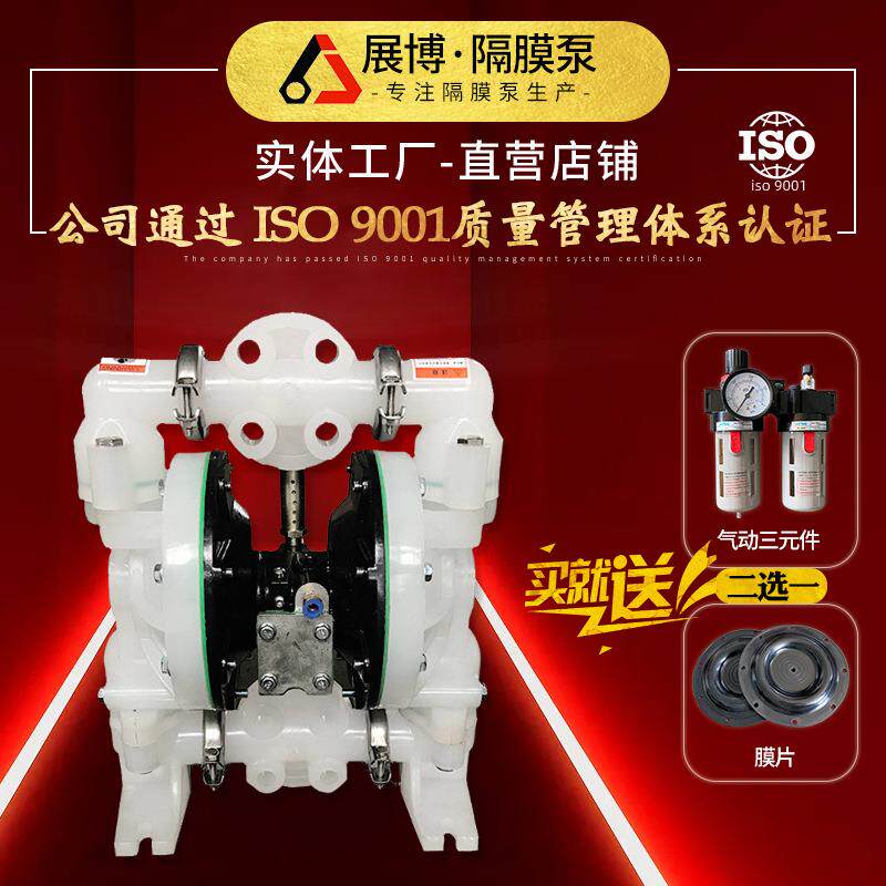 BQG矿用气动隔膜泵隔膜泵双泵泵头BQG气动微型隔膜泵24v高压水泵