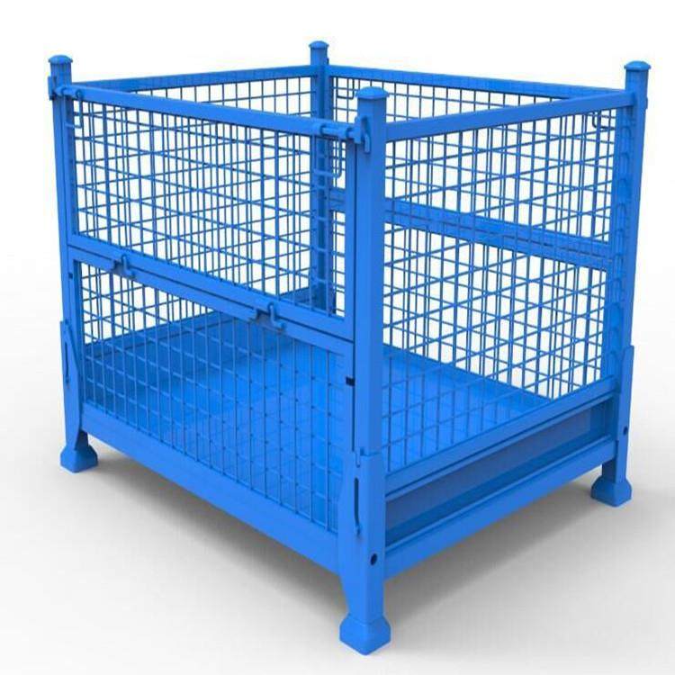 金属周转料箱钢制周转箱工业铁箱他嘎嘎料箱车间折叠铁屑零件铁筐,电子元器件市场,其它元器件,淘宝优惠券,粉丝福利购,淘宝优惠卷