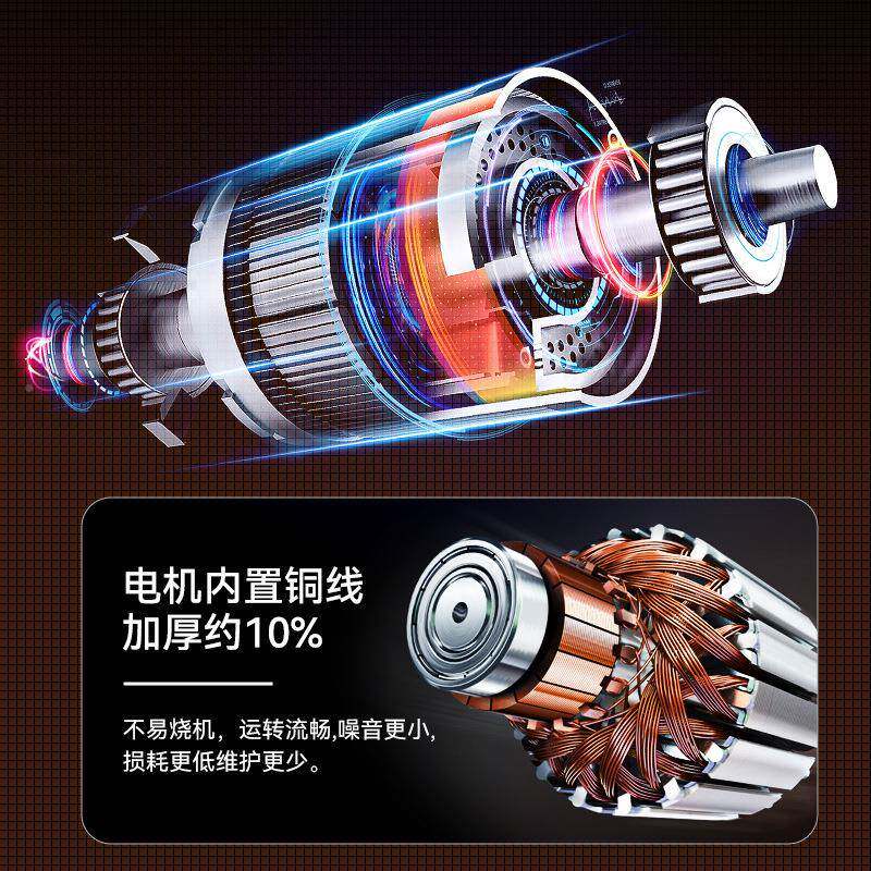 功能家用电动ZJB工具电钻小电小型冲击钻两用多无刷锂钢炮钻