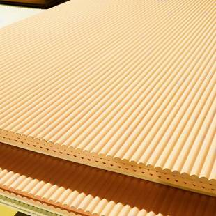 半圆边浮雕板装饰板造型高密度波浪板家具材料柜门板线条装饰板