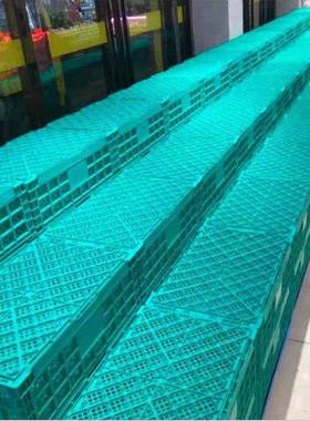 塑料店折叠筐水果筐蔬菜框加折叠筐周XWK转箱超厚市可水果摆台展