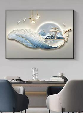 225年新箱款轻REQ奢0表箱电装饰画简约客厅配电箱遮挡电源总开关