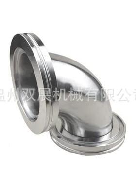 304不钢IO高真空弯头不锈钢-K快S装-LEFC1F法兰63卡钳80卡勾00卡