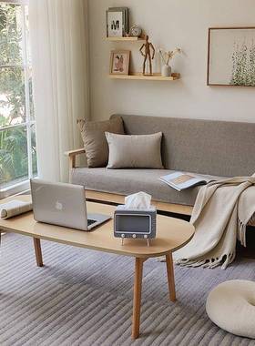 日AZV式实木可折功叠茶几家用简子易小户型小桌原木多能矮炕几桌