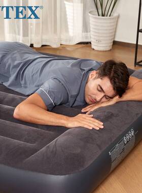 INTEX充气床垫双人气垫床内置枕头空气床64143露营垫防潮垫
