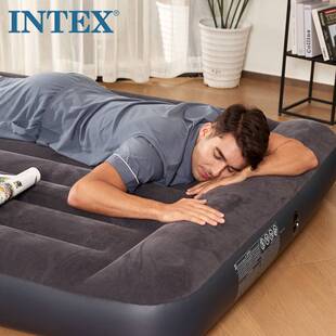 INTEX充气床垫双人气垫床内置枕头空气床64143露营垫防潮垫
