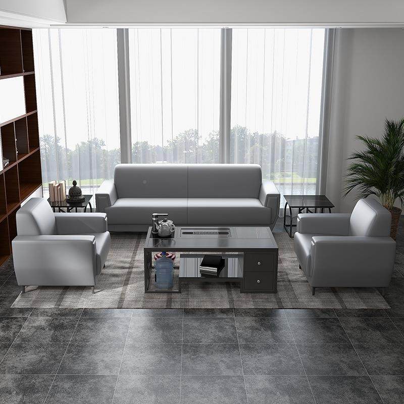 AUD办公沙发茶几组型商务待室会客三人单人小简接约现代办公室合