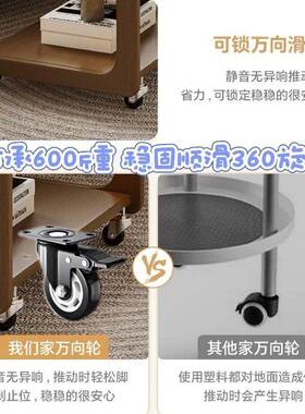 实木现家用移动几茶几约代个性11078卧室床简边小桌子多功边能边