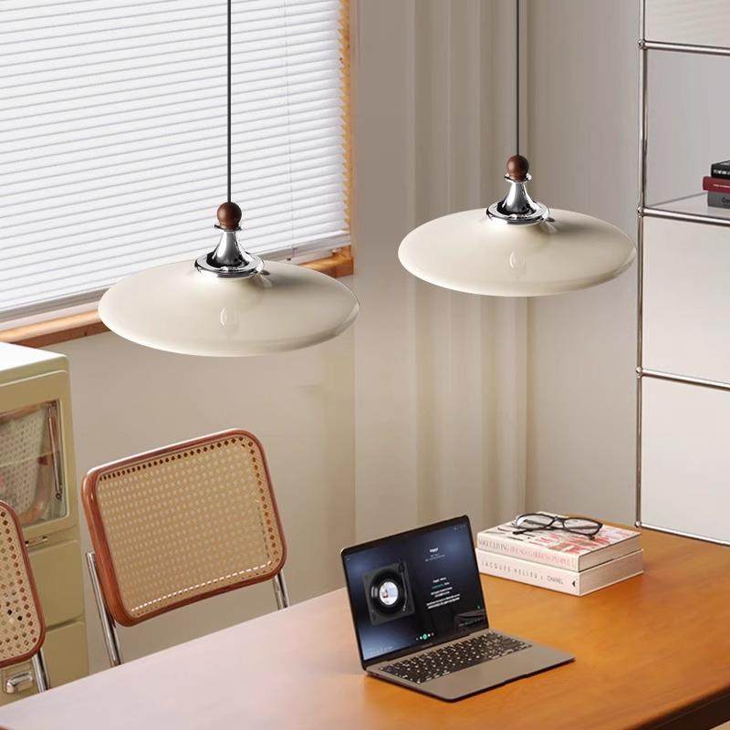 中古风餐厅双头吊灯2025新款法式复古餐桌灯棋士圆桌灯具飞碟灯饰,家装灯饰光源,智能吊灯,淘宝优惠券,粉丝福利购,淘宝优惠卷