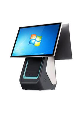 捷宝Windows单双屏15.6寸pos收银机服装便利店触摸收银机一体机