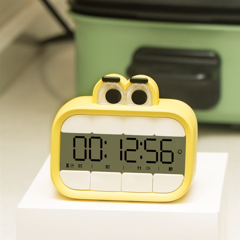 黑白客大嘴计时器儿童学习小学生多功能提醒时间自律管理器