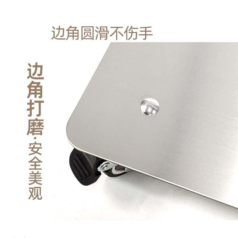 花叶超静音不锈钢万向移动底托架带轮底座电器净化器托盘大路灯