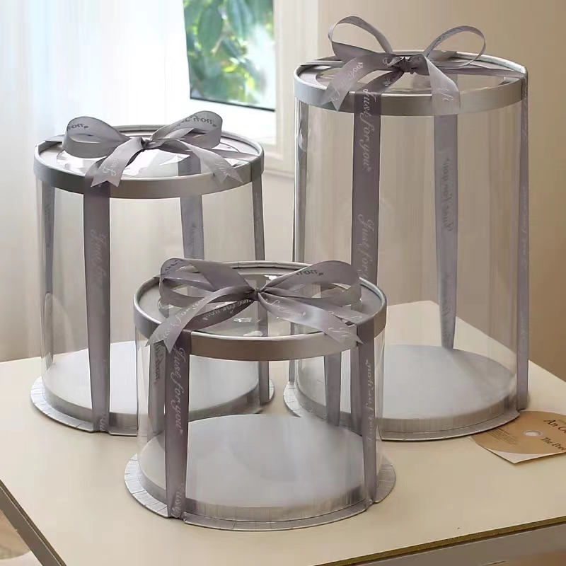 圆形 开窗蛋糕盒寸寸8寸10寸寸层加高新款包装礼盒