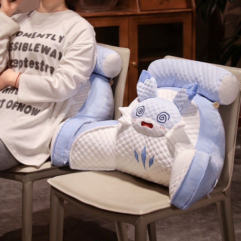 冰丝疾旋鼬床头靠垫软包护腰靠枕大靠背沙发抱枕宿舍床上儿童枕头