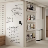 白板墙贴双层磁性小黑板墙贴家用办公学习可擦画板儿童教学无尘写