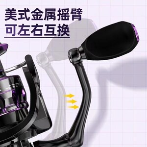巨鳍王渔轮纺车轮金属渔轮不锈钢路亚海竿远投轮海杆轮鱼线轮鱼轮