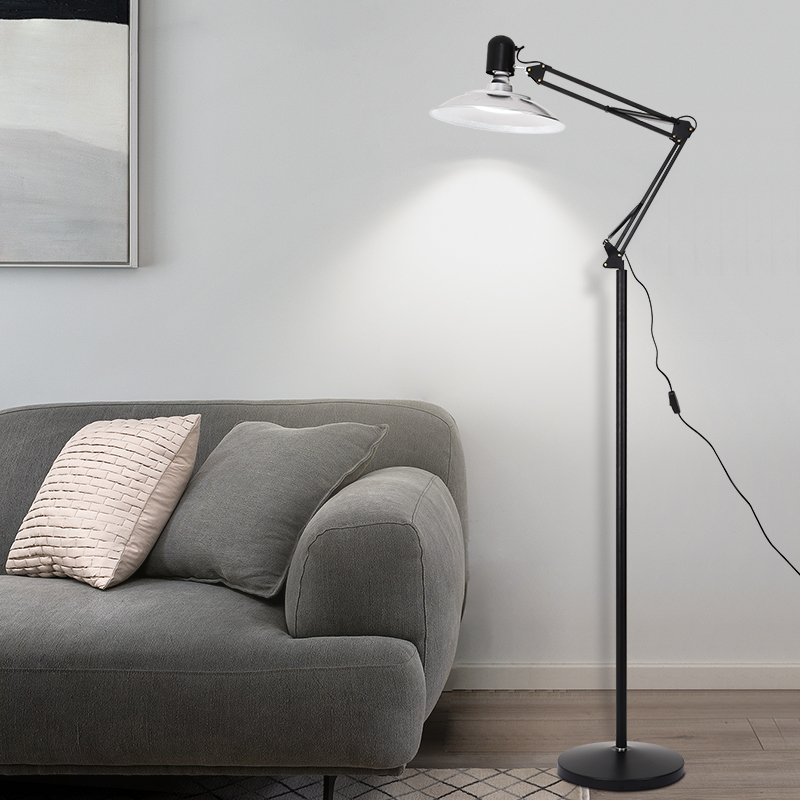 长臂折叠美容美甲客厅卧室钢琴灯鱼缸补光爆绿苔高亮LED落地台灯
