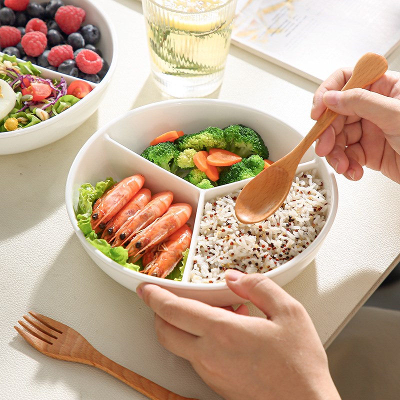 电饭锅蒸锅碗蒸碗陶瓷一锅三蒸扇形蒸蛋碗家用蒸格蒸笼盘分格