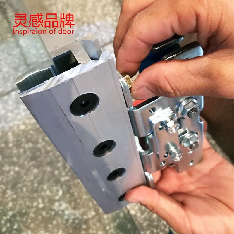 自动门玻璃门夹免打孔门夹感应门吊夹玻璃门夹专吊夹玻璃短吊夹