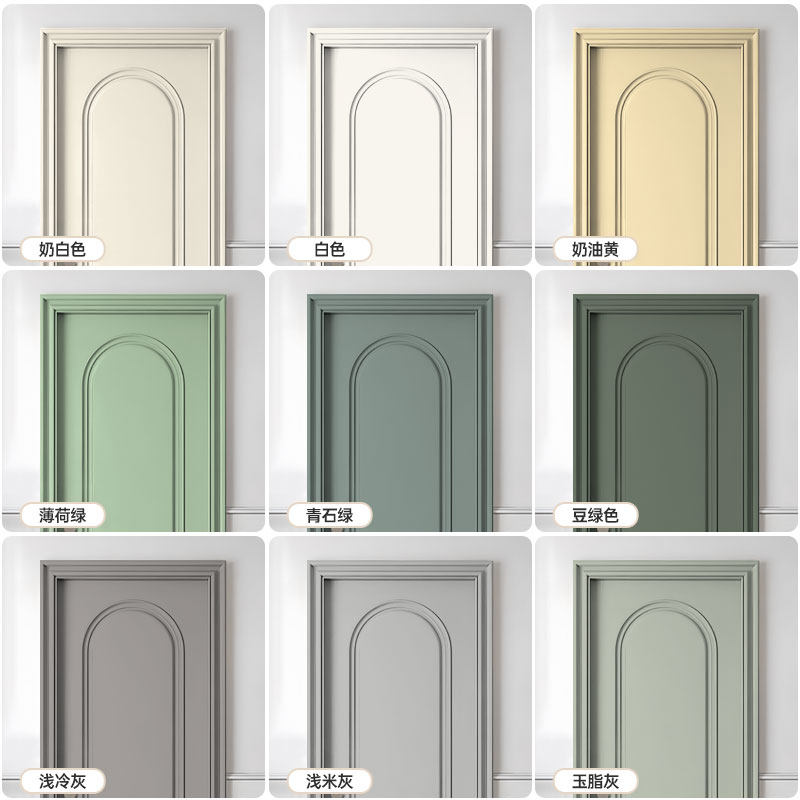 木门改色漆卧室门翻新漆水性门漆换色门框刷门自刷油漆