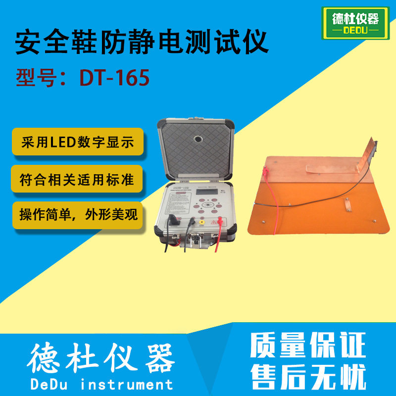 DT-165安全鞋防静电测试仪 职业鞋、防护鞋、安全鞋导电性能测试