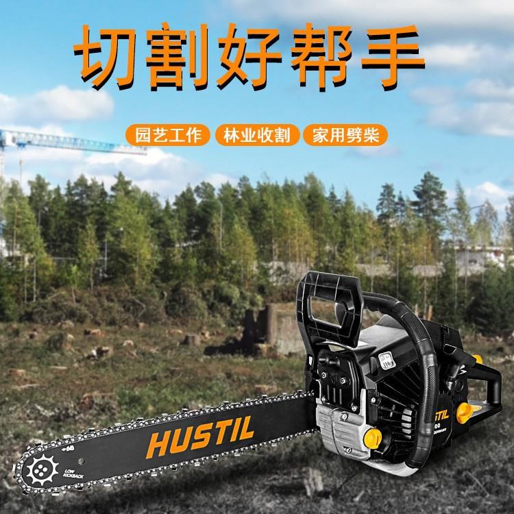 大功率62cc汽油锯伐木锯家用手持园林二冲程油锯户外伐木砍树油锯