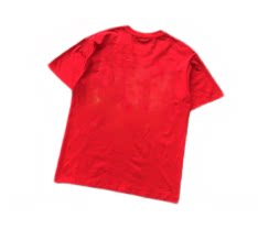 thumbnail for Embroidered under the front collar, with a little crying string, red short-sleeved 66042270