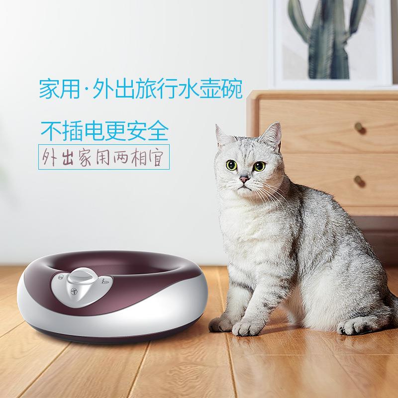 厂家直销宠物饮水碗 猫猫宠物用品家用外出旅行水壶碗 狗狗饮水碗