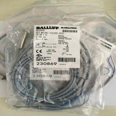 电容式液位传感器BCS R08RR01-PSM80C-EP00,2-GS49巴鲁夫BALLUFF