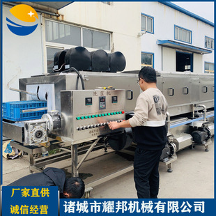 废弃物筐清洗机 周转筐清洗烘干流水线 垃圾箱高压清洗机