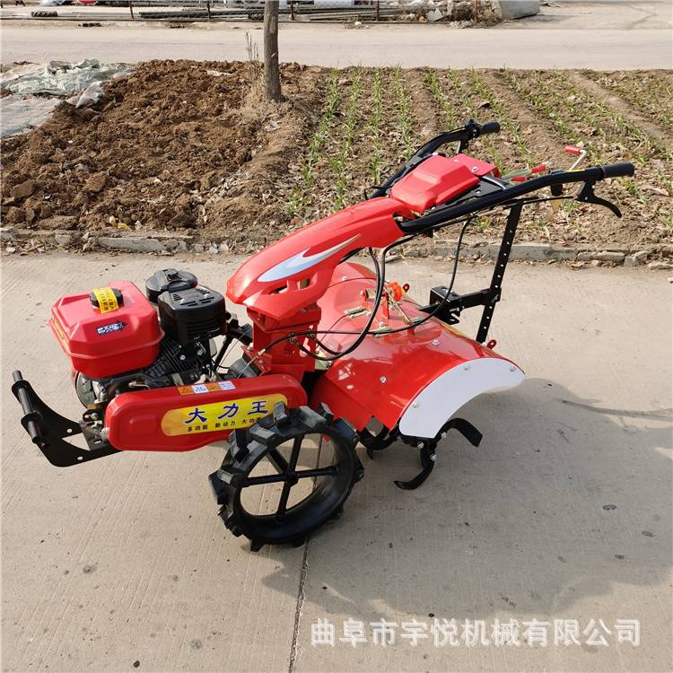 自走式柴油四驱微耕机 手推式农用汽油旋耕机 手扶式果园旋耕机除