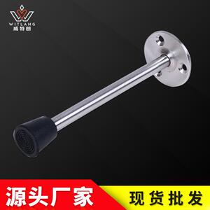 威特朗实心不锈钢门顶带钩门阻门档卫生间门顶橡胶门碰