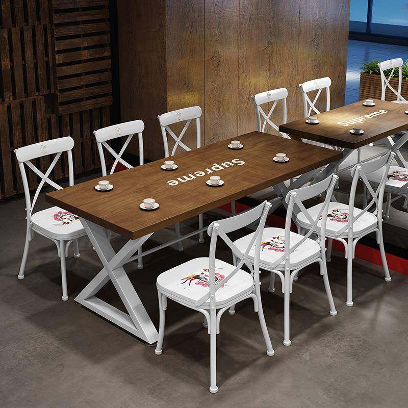 奶茶店桌椅组合卡座桌子商用餐厅实木餐桌家用咖啡厅工业风酒吧桌,电子元器件市场,其它元器件,淘宝优惠券,粉丝福利购,淘宝优惠卷