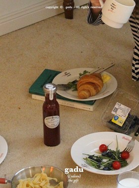 gadu 独立设计波丽露餐盘平盘汤盘椭圆盘耐高温早餐盘深盘