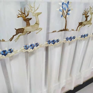 新品新款新式四季家用立式遮挡艺装饰罩熏黑防墙防尘绣花布暖气片