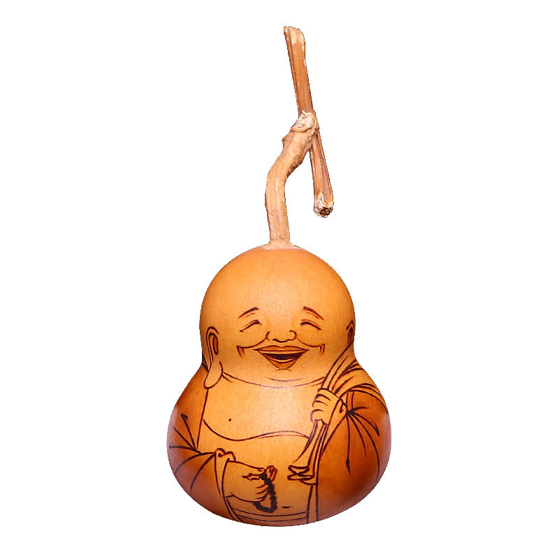 天然葫芦摆件文玩烫画来图定制烙画手工艺品摆件客厅家居装饰品
