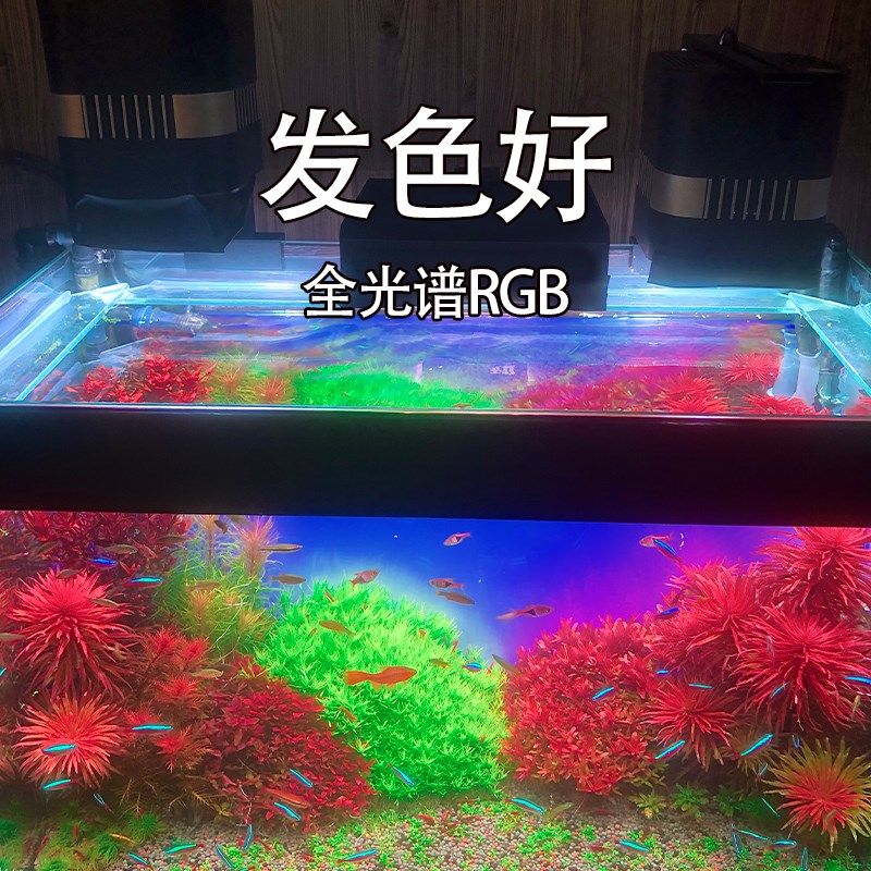 斯星特全光谱鱼缸灯 小型鱼缸专用LED灯 水草发色增艳照明