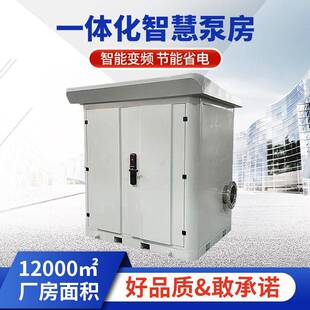 源头厂家箱泵一体化智能泵房城乡二次加压供水智慧泵房给水泵站