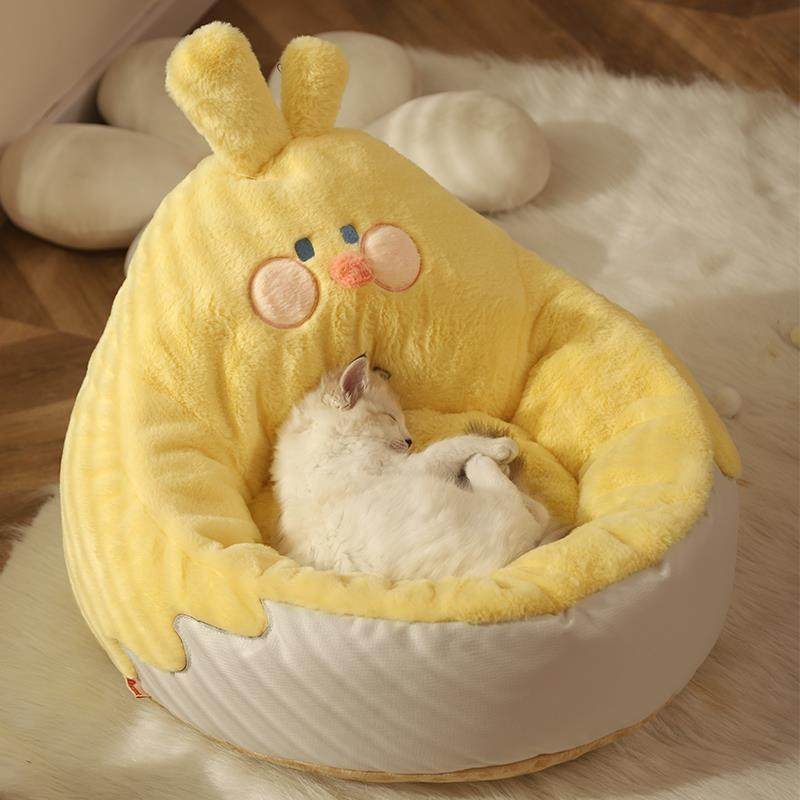 猫窝四季通用猫床幼猫半封闭式宠物用品冬季猫咪睡觉的窝冬天保暖,电子元器件市场,其它元器件,淘宝优惠券,粉丝福利购,淘宝优惠卷