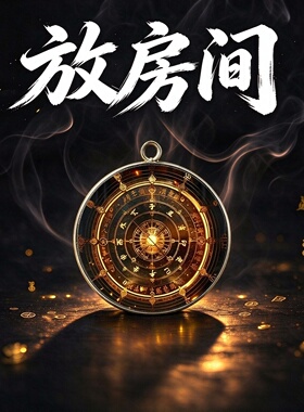 放房间【时辰阵】开库五路财神招宝进财财运亨通黄铜挂件钥匙扣吊