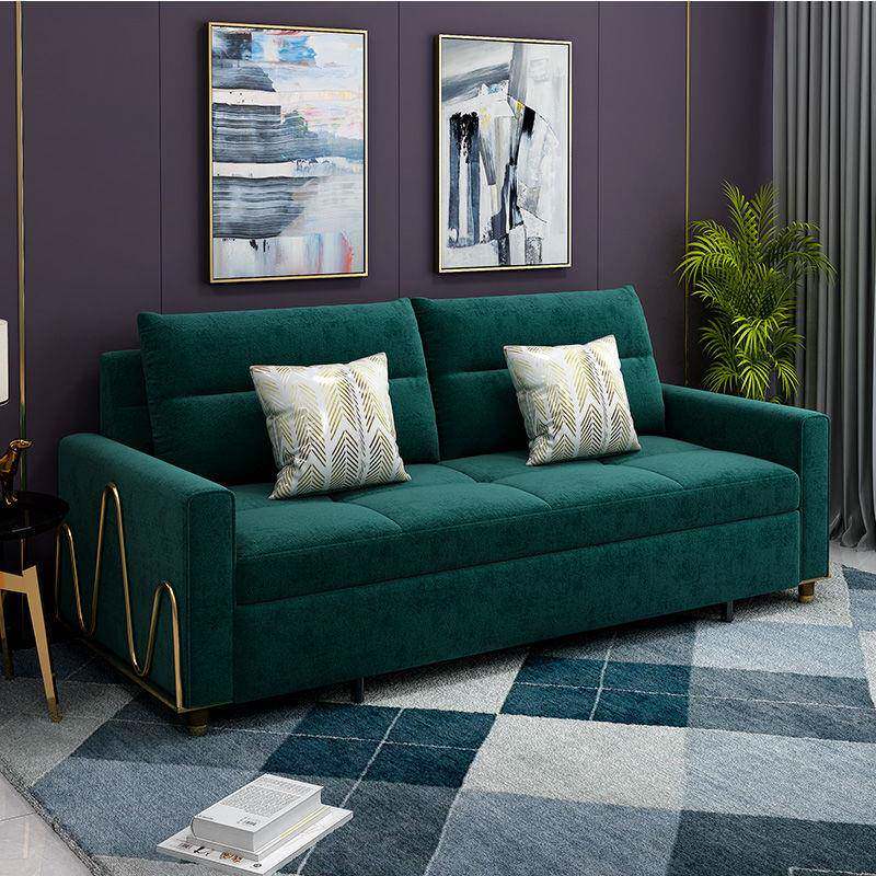 轻奢折叠沙发床两用伸缩多功能多尺寸双人三人小户型沙发可以当床