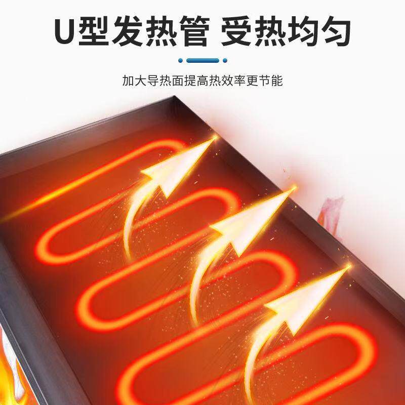用电扒炉电扒炉铁板烧摆摊炒房烤面机器抓饼牛排鱿商鱼煎锅汉堡手