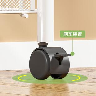 桌旁置物柜带轮书桌小推车办公室移动矮落地书柜书架收纳底桌下柜