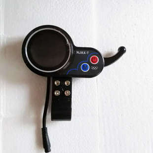 奥雄电动滑板车指拨仪表显示器开关NJAX-T液晶彩屏控制器