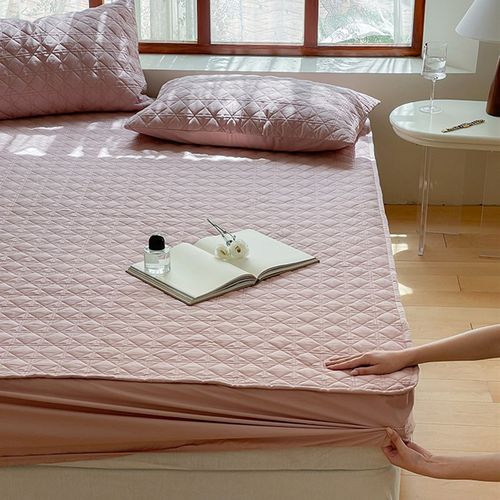 温暖的季节~加高全棉夹棉床笠床垫保护罩单品双人床单1.5床罩1.8m